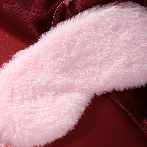 Satin Furry Blindfold Cotton Blindfold