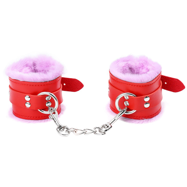 Plush Handcuffs fand Ankle Cuffs BDSM