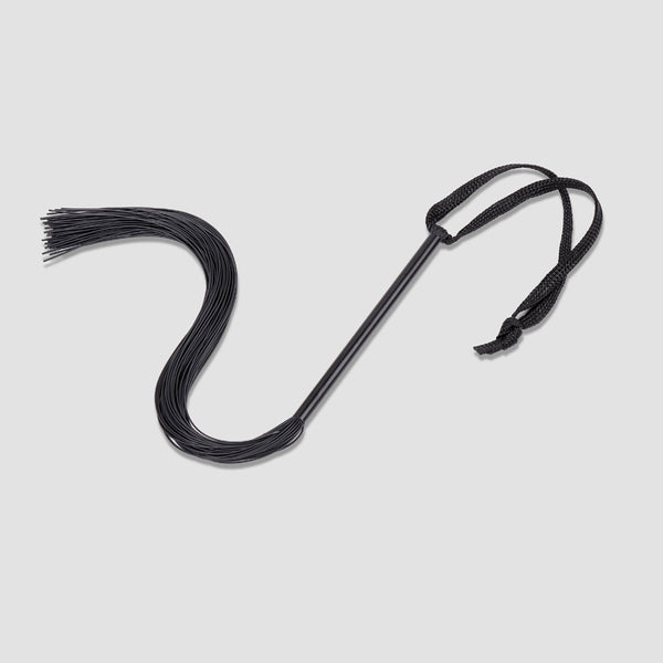 Fouet BDSM à longs pompons pour jeux de rôle en couple