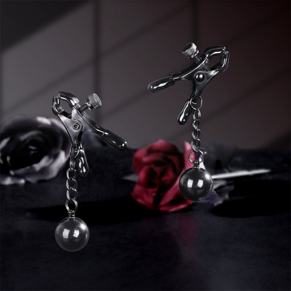 Large Nipple Clamps with Weighted Pendants