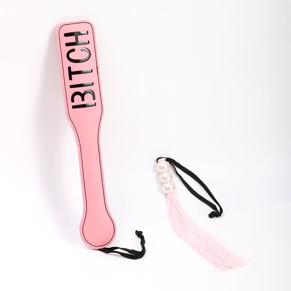 2pcs Bondage Set for Beginners Flogger and Paddle Kit for Adults