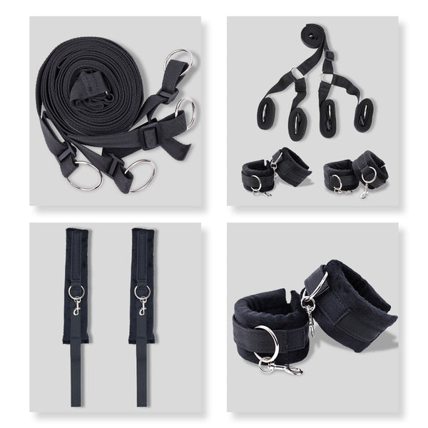 Bed Bondage Restraint Set for Couple Sex Game