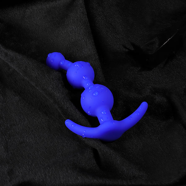 Blue Silicone Anal Plug  BDSM