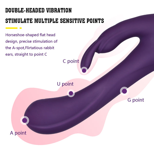 Blue Rabbit Vibrator Wireless Dildo for Sex Game