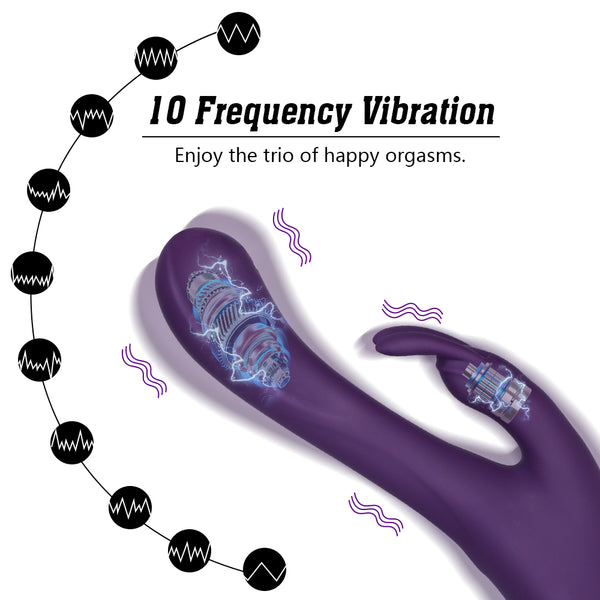 Blue Rabbit Vibrator Wireless Dildo for Sex Game
