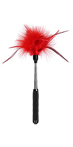 Chatouilleur à plumes rouges pour jeu de rôle pour adultes
