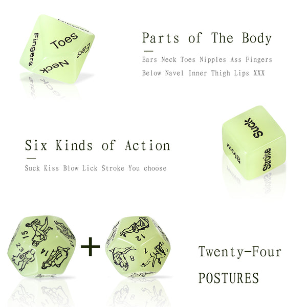 Sex Position Dices 4pcs-set Funny Game Accessories Toys