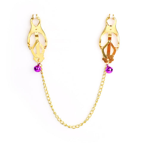 Long Chain Bell Nipple Clips