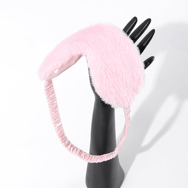 Satin Furry Blindfold Cotton Blindfold