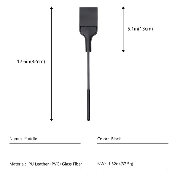 Short Leather Crop Horse Riding Crop Paddle