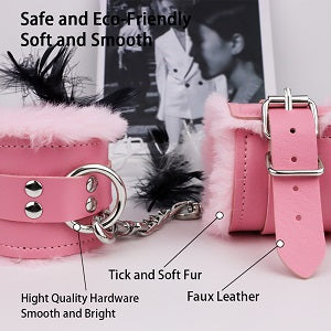 PU Leather Handcuffs Footcuffs Alternative Game Toys