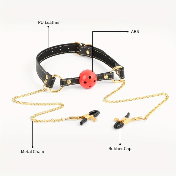 Mouth Gag & Nipple Clips