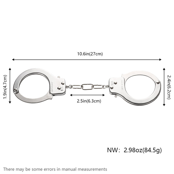 Metal Handcufs 10.6in