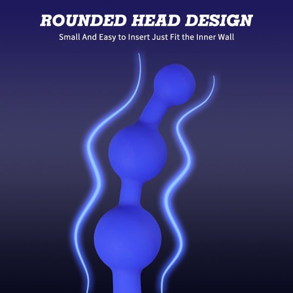Blue Silicone Anal Plug  BDSM