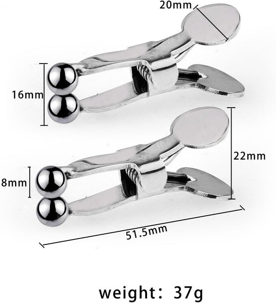 Sex Metal Nipple Clamps Head Stainless Steel Nipple Clips