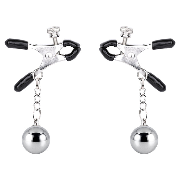 Large Nipple Clamps with Weighted Pendants