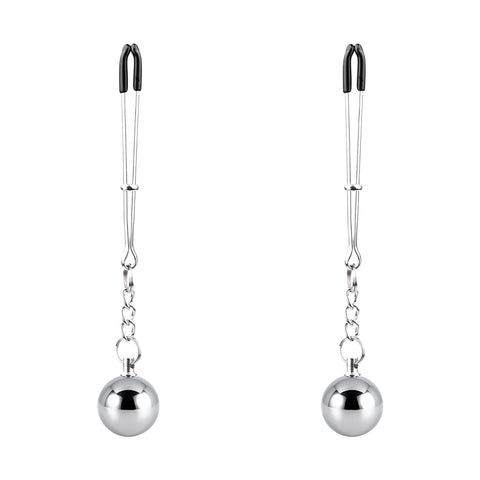 Sliver Adjustable Weighted Nipple Clips