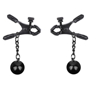 Large Nipple Clamps with Weighted Pendants