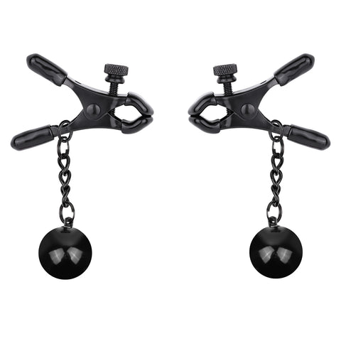 Large Nipple Clamps with Weighted Pendants