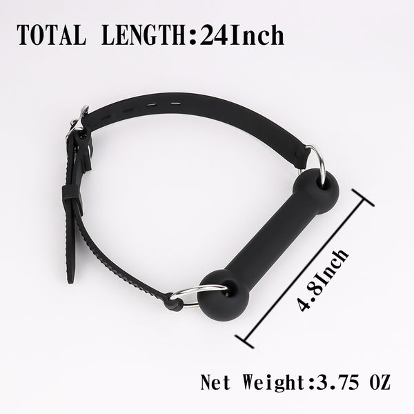 Dog Bone Silicone Gag for Couple Pleasure