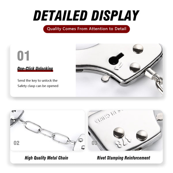 Metal Handcufs 10.6in