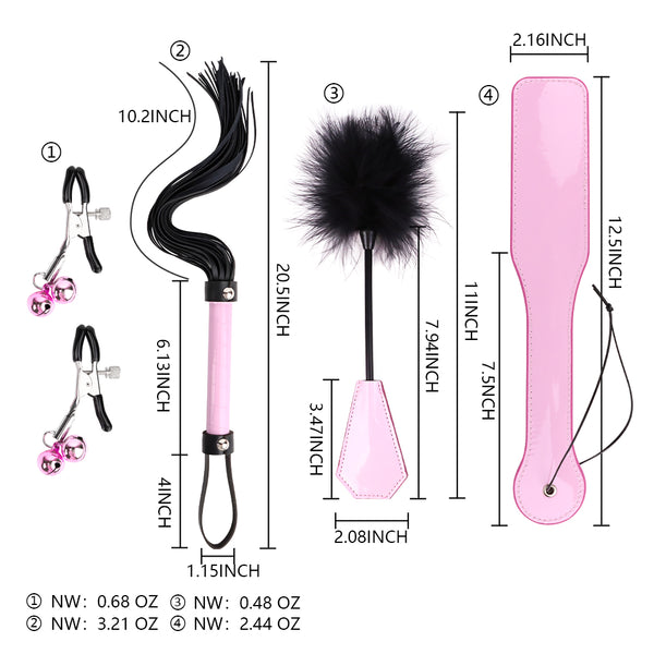 4pcs BDSM Flirting Sex Toys Adlt