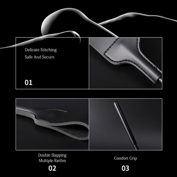 Short Leather Crop Horse Riding Crop Paddle
