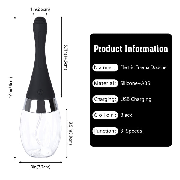Electric Enema Douche Anti Back-Flow for gay and female