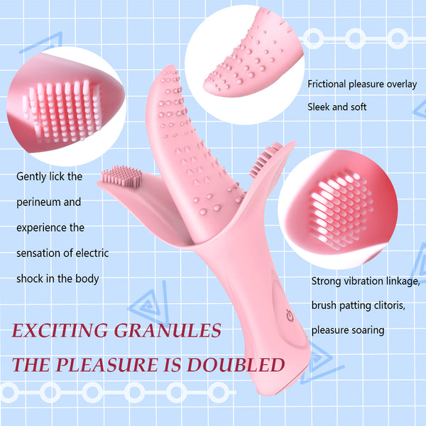 Nipple Dildo Magic Vibrator Tongue for Men and Women