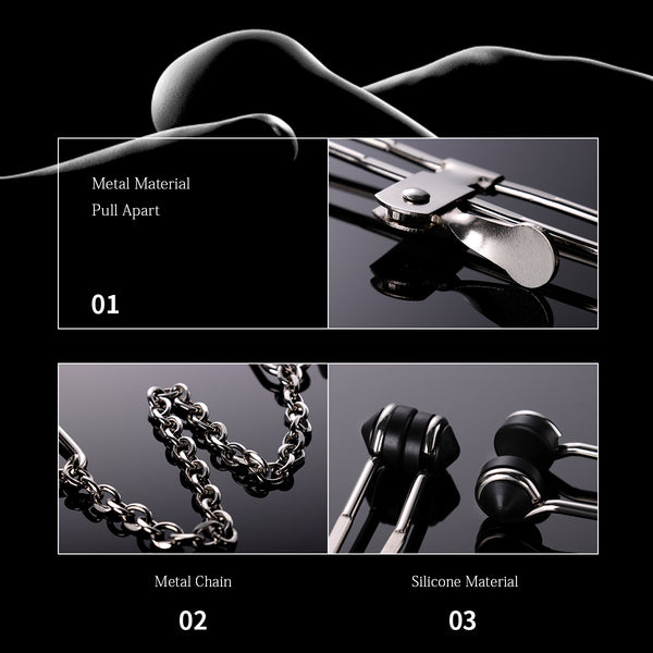 Strong Metal Nipple Clamps with Chains for Adults Pleasure