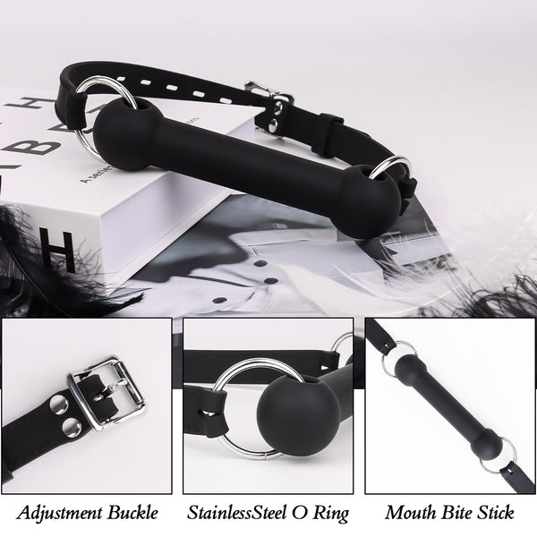 Dog Bone Silicone Gag for Couple Pleasure