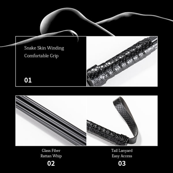 13.8 inch Riding Crop Plastic Sticks Spanking Cane for Adults