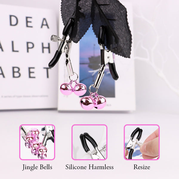 3pcs BDSM Bondage sets Paddle Flogger Nipple Clamps