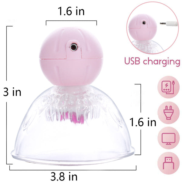 Pink Nipple Vibrator for Women Pleasure