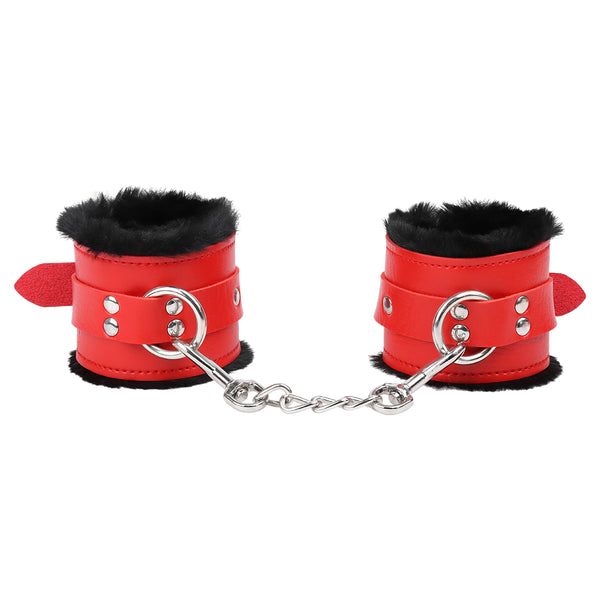 Plush Handcuffs fand Ankle Cuffs BDSM