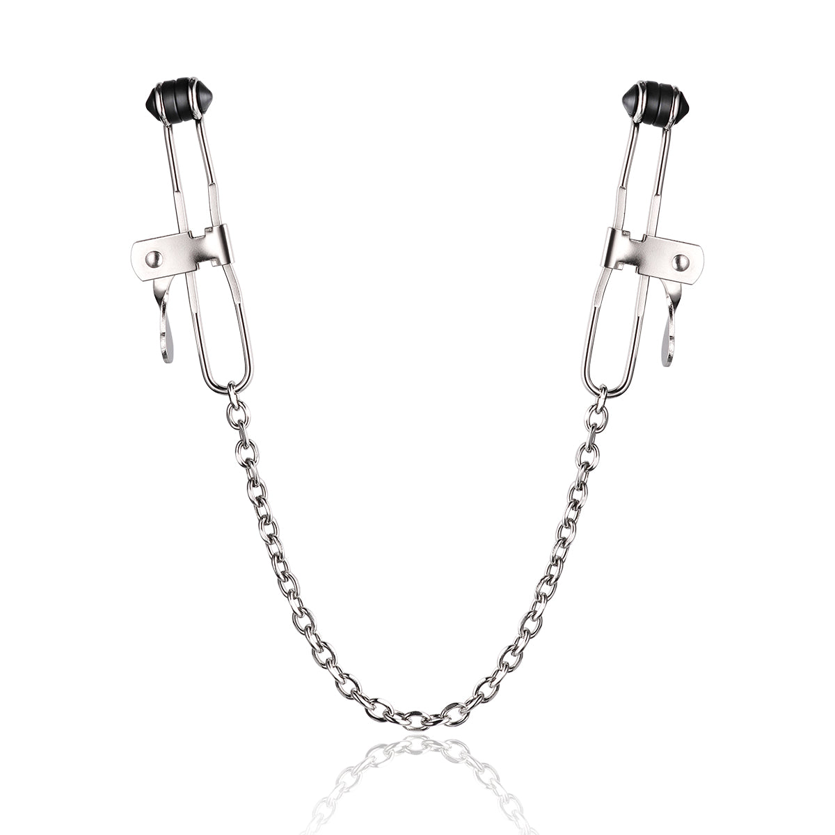 Strong Metal Nipple Clamps with Chains for Adults Pleasure