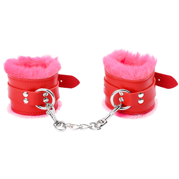 Plush Handcuffs fand Ankle Cuffs BDSM