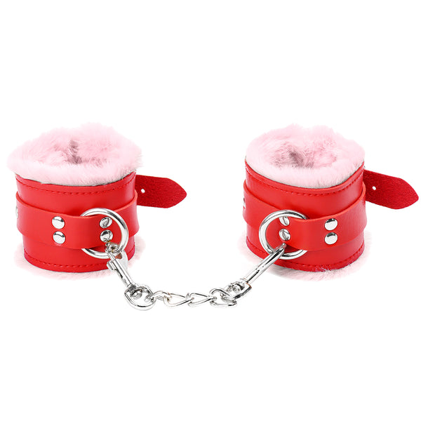 Plush Handcuffs fand Ankle Cuffs BDSM