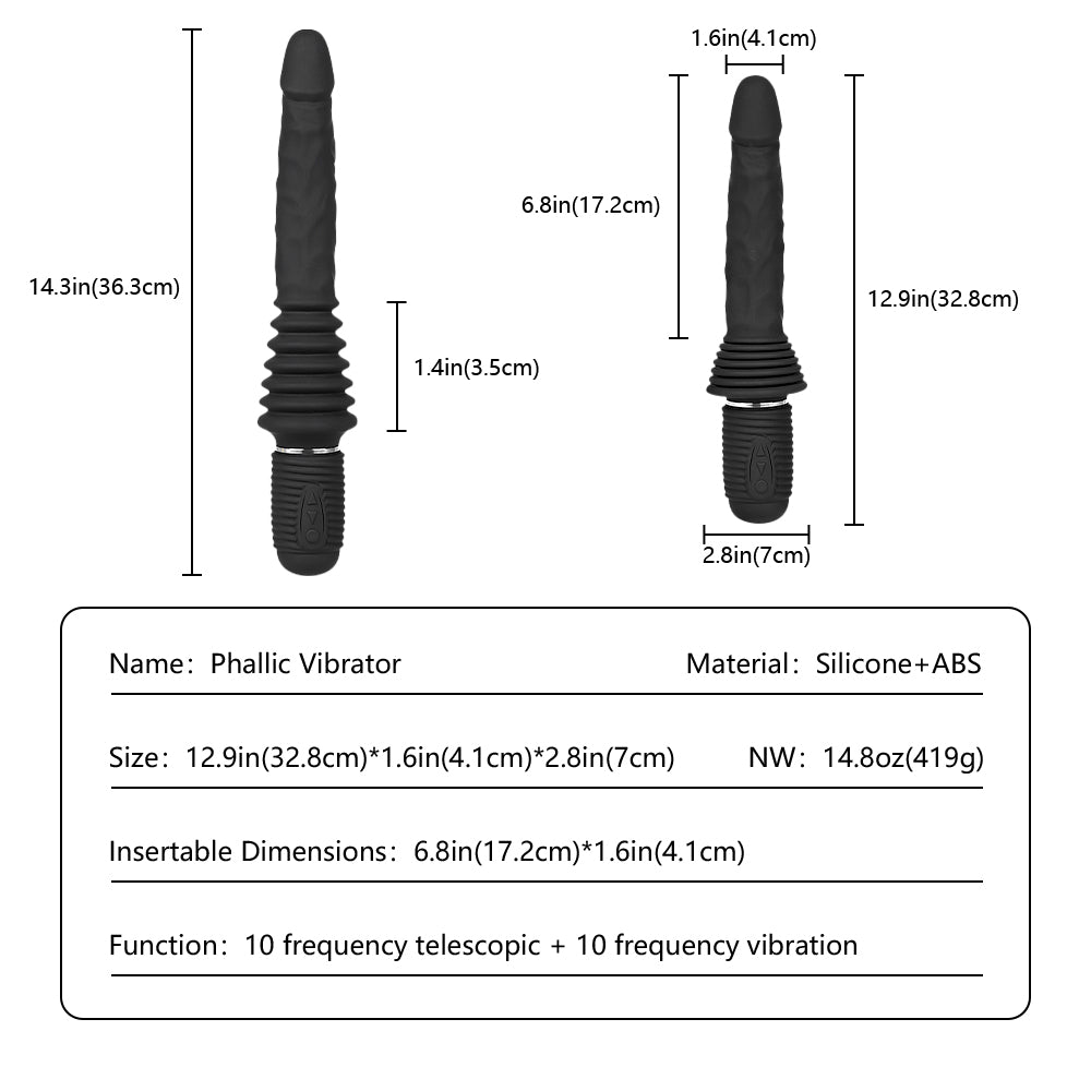 Black Electric Vibrator for Women