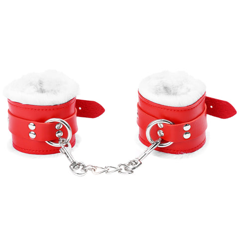 Plush Handcuffs fand Ankle Cuffs BDSM