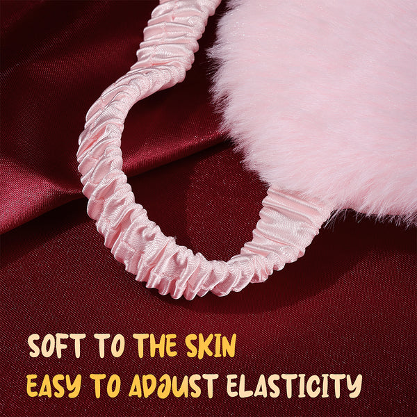 Satin Furry Blindfold Cotton Blindfold
