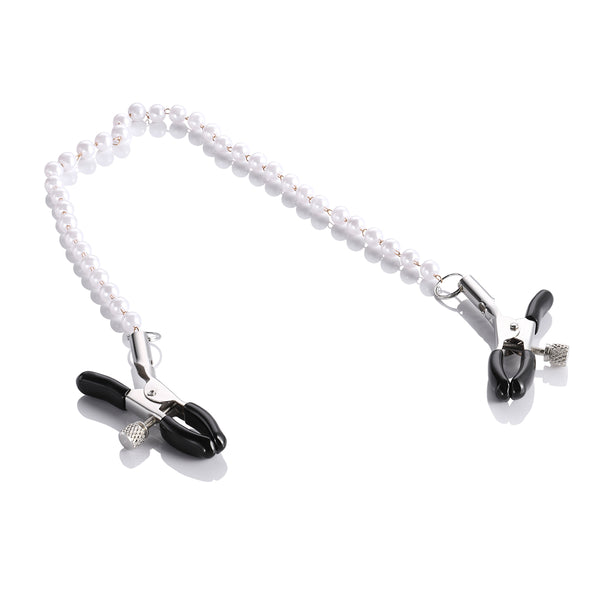 Sexy Nipple Clamp Pearl Chain for Adults