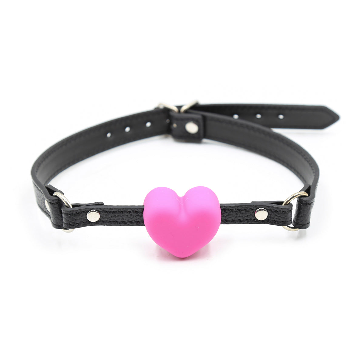 Mouth Ball Gag Sex Play  with Pu Silicone Metal Accessories Adult