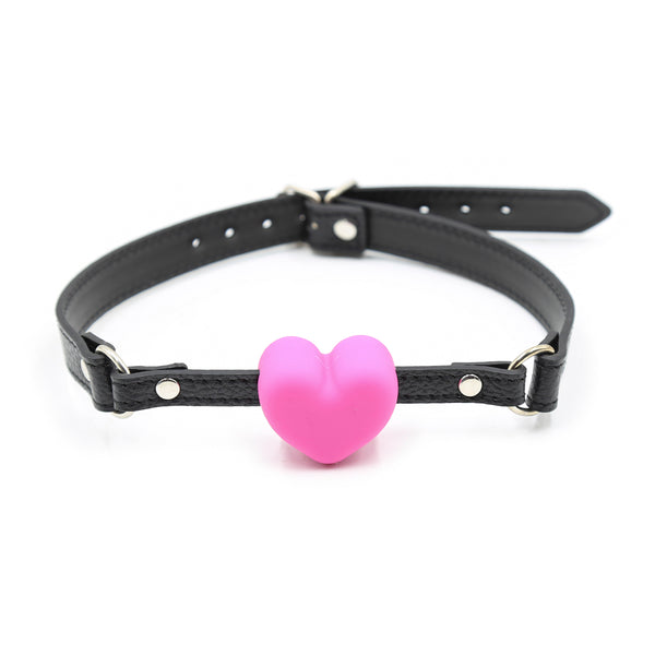 Mouth Ball Gag Sex Play  with Pu Silicone Metal Accessories Adult