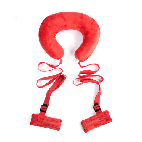 Nylon Sex Pillow with Handcuff