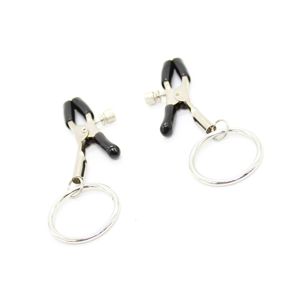 SM Nipple Clamp Metal Clamp Ring Adult Play