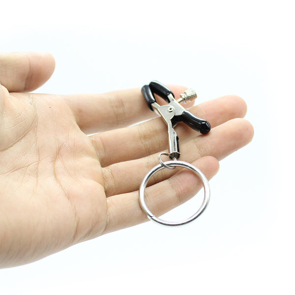 SM Nipple Clamp Metal Clamp Ring Adult Play