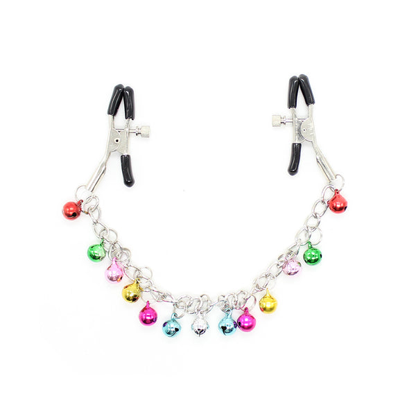 SM Nipple Clamp Metal Clamp Bell Chain Play