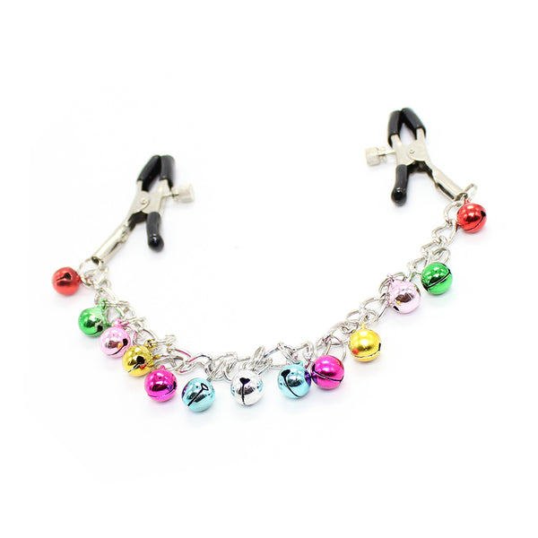 SM Nipple Clamp Metal Clamp Bell Chain Play