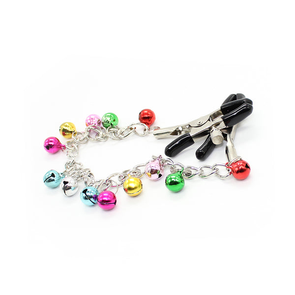 SM Nipple Clamp Metal Clamp Bell Chain Play